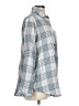 Assorted Brands Plaid Gray Long Sleeve Blouse Size L - photo 4