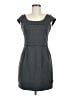 BCBGMAXAZRIA Solid Gray Casual Dress Size 6 - photo 1