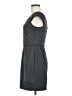 BCBGMAXAZRIA Solid Gray Casual Dress Size 6 - photo 5