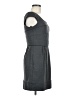 BCBGMAXAZRIA Solid Gray Casual Dress Size 6 - photo 4
