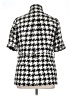 Worthington Houndstooth Ivory Black Coat Size L (petite) - photo 2
