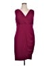 Alfani Burgundy Cocktail Dress Size 16W - photo 1