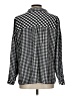 J.Jill Checkered-gingham Black Long Sleeve Blouse Size L - photo 2