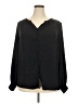 Nine West 100% Polyester Black Long Sleeve Blouse Size XXL - photo 1