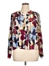 Madison Burgundy Long Sleeve Blouse Size XL - photo 1