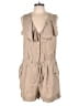 Cache 100% Tencel Solid Tan Romper Size L - photo 1
