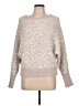 Jessica Simpson 100% Polyester Animal Print Tan Pullover Sweater Size L - photo 1