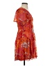 Taylor Paisley Orange Casual Dress Size 2 - photo 4