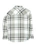 Justice Plaid Gray Long Sleeve Button-Down Shirt Size 16 - 18 - photo 2