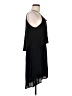 Splendid Solid Black Casual Dress Size M - photo 4