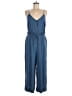 Splendid Solid Blue Jumpsuit Size M - photo 1