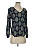 Ann Taylor 100% Polyester Blue Long Sleeve Blouse Size XS - photo 1