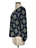 Ann Taylor 100% Polyester Blue Long Sleeve Blouse Size XS - photo 5
