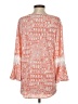 N Touch Orange 3/4 Sleeve Blouse Size S - photo 2