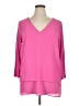 MICHAEL Michael Kors Pink 3/4 Sleeve Top Size 1X (estimated) - photo 1