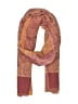 Unbranded Paisley Burgundy Orange Scarf One size - photo 1