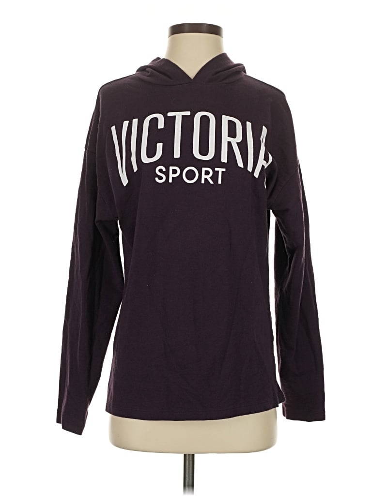 Pre-owned Victoria Sport Pullover Hoodie In Purple