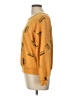 Rebellious. One Print Yellow Sweatshirt Size L - photo 5