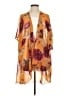 I. Joah 100% Polyester Orange Kimono Size S - photo 1