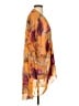 I. Joah 100% Polyester Orange Kimono Size S - photo 4