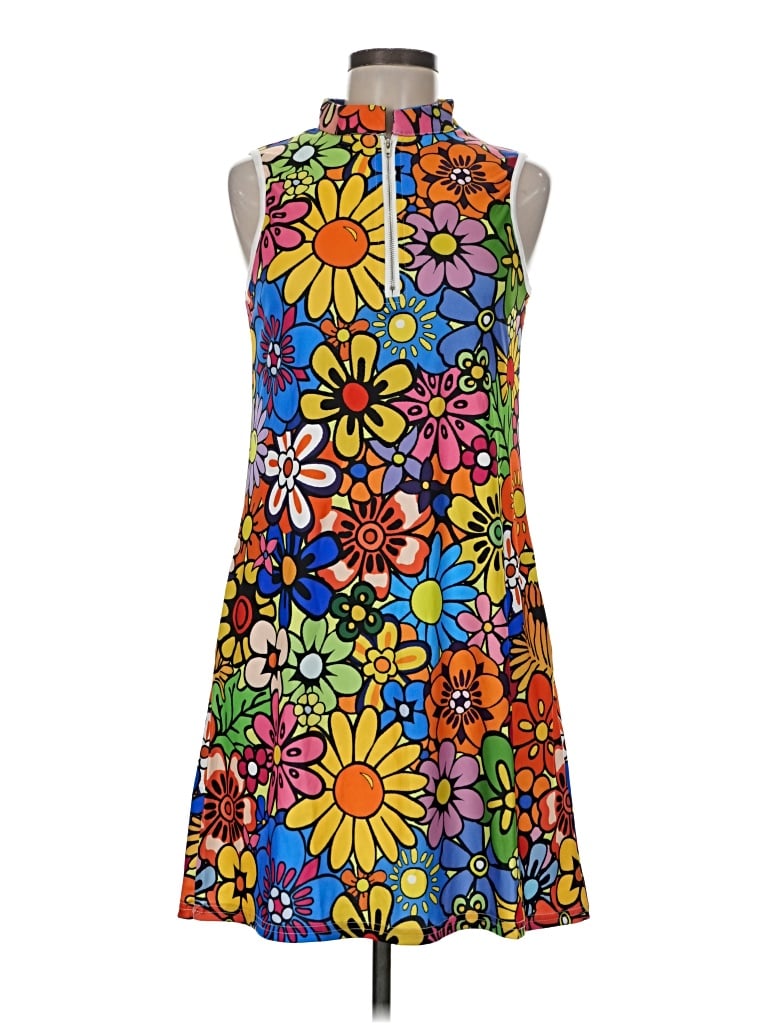 Pre-owned Unbranded Casual Dress In Blue