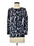 C. Wonder 100% Cotton Animal Print Blue Pullover Sweater Size S - photo 1