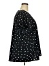 Lane Bryant 100% Polyester Polka Dots Black Short Sleeve Blouse Size 20 - photo 4