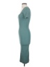 Zara Solid Teal Cocktail Dress Size S - photo 5