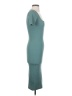 Zara Solid Teal Cocktail Dress Size S - photo 4