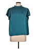 Shein 100% Polyester Teal Short Sleeve Blouse Size 12 - photo 1