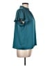 Shein 100% Polyester Teal Short Sleeve Blouse Size 12 - photo 4
