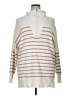 Pink Lily Stripes Ivory Pullover Sweater Size XL - photo 1