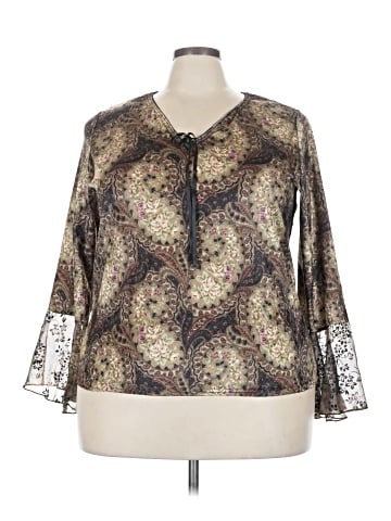 Fashion Bug 3/4 Sleeve Blouse (view 1)