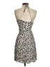 Wilfred 100% Viscose Animal Print Silver Cocktail Dress Size 4 - photo 2