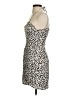 Wilfred 100% Viscose Animal Print Silver Cocktail Dress Size 4 - photo 5