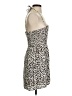Wilfred 100% Viscose Animal Print Silver Cocktail Dress Size 4 - photo 4