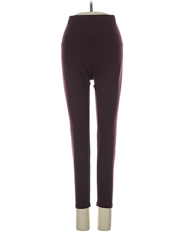 Pre-owned Calia Active Pants In Burgundy