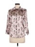 Assorted Brands Floral Pink 3/4 Sleeve Button-Down Shirt Size 18 - photo 1