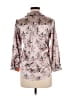 Assorted Brands Floral Pink 3/4 Sleeve Button-Down Shirt Size 18 - photo 2