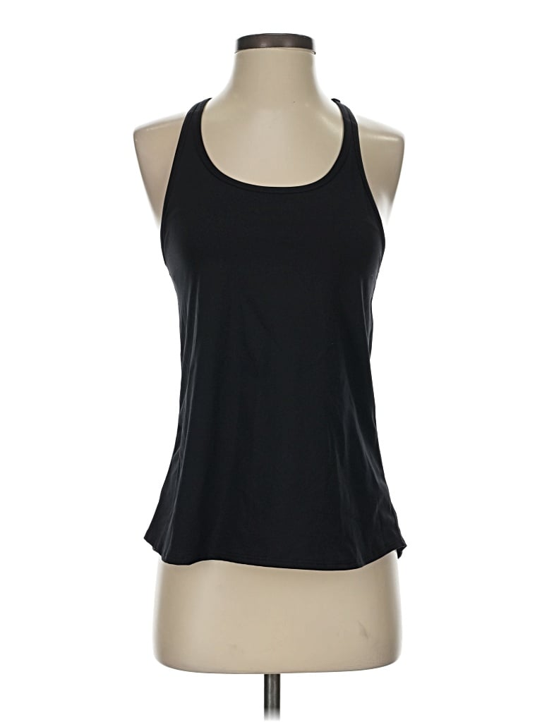 Pre-owned Tyr Tank Top Black Halter Neckline Tops