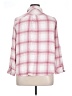 Well Worn 100% Viscose Plaid Pink 3/4 Sleeve Button-Down Shirt Size XL - photo 2