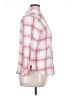 Well Worn 100% Viscose Plaid Pink 3/4 Sleeve Button-Down Shirt Size XL - photo 4