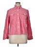 Erika Pink Long Sleeve Button-Down Shirt Size XL - photo 1