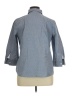 Van Heusen Houndstooth Blue 3/4 Sleeve Button-Down Shirt Size XL - photo 2