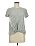 Pink Republic Gray Short Sleeve Top Size M - photo 1