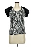 Cato Black Short Sleeve Blouse Size M - photo 1