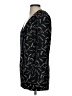 Ann Taylor 100% Silk Print Black Silk Blazer Size 2 - photo 5