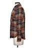 Be Cool 100% Rayon Plaid Brown Long Sleeve Button-Down Shirt Size S - photo 5