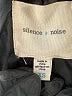 Silence and Noise 100% Nylon Solid Black Windbreaker Size XS - photo 6