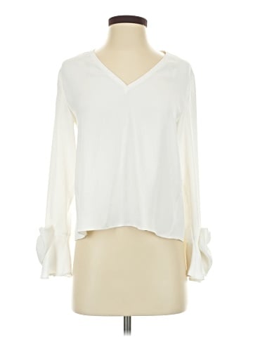 Zara Basic Long Sleeve Blouse (view 1)